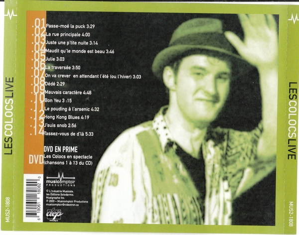Les Colocs - Les Colocs Live (1993-1998) | Le Musicomptoir Productions (MUS2-1808) - 4 Les Colocs - Les Colocs Live (1993-1998) | Le Musicomptoir Productions (MUS2-1808) - 4