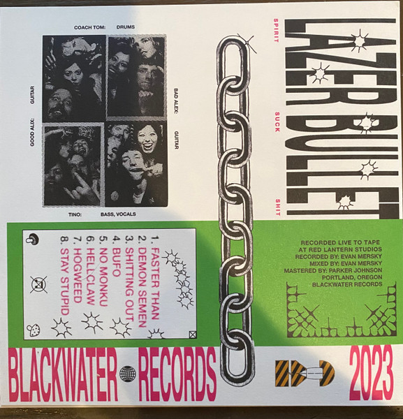 Lazer Bullet - Spirit Suck Shit (7") [Vinyl] | Black Water (BW-102) - 2