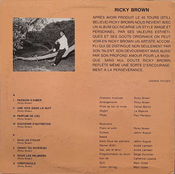 Ricky Brown - Passion | Not On Label (RSB-1272) - 2 Ricky Brown - Passion | Not On Label (RSB-1272) - 2