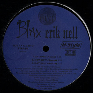 Blax And Erik Nell - Eclipse / Hot Sh*t | Ha-Style Records (LMS00199)