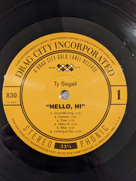 Ty Segall - "Hello, Hi" | Drag City (DC830) - 3