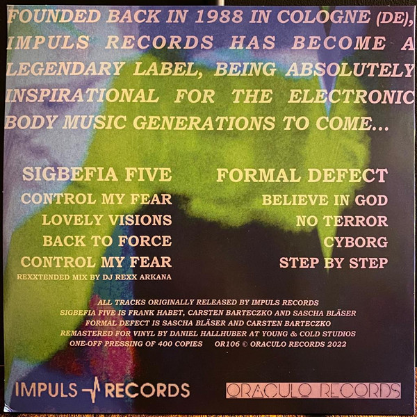 Sigbefia Five / Formal Defect - Behind Impuls Records | Oráculo Records (OR106) - 2
