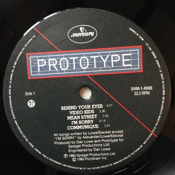 Prototype - Prototype [Vinyl] | Mercury (SRM-1-4080) - 4