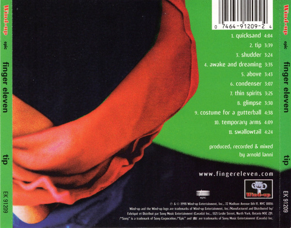 Finger Eleven - Tip [CD] | Wind-Up (EK 91209) - 3