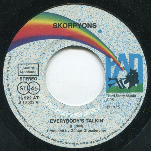 Skorpyons Of Jamaica - Everybody's Talkin' | Pan (16 522 AT) - 3