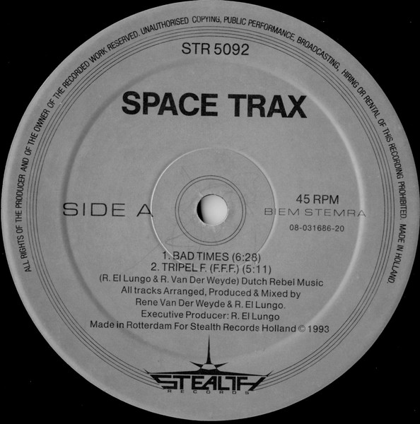 Space Trax - Volume 5 | Stealth Records (STR 5092) - 2 Space Trax - Volume 5 | Stealth Records (STR 5092) - 2
