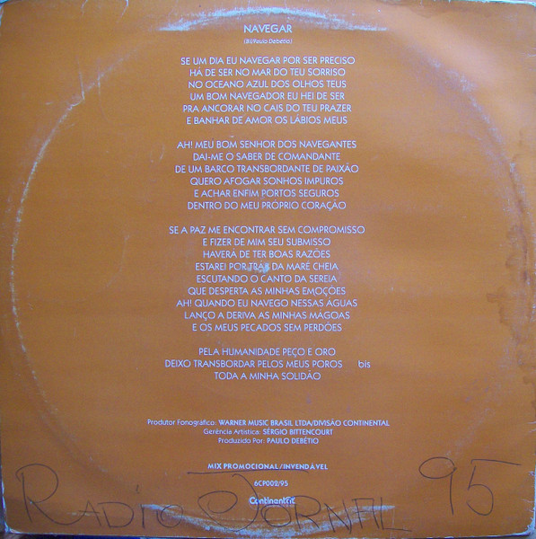 Beto Barbosa - Navegar | Warner Music Brasil (6CP002/95) - 2 Beto Barbosa - Navegar | Warner Music Brasil (6CP002/95) - 2