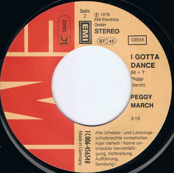 Peggy March - I Will Follow Him | EMI (1C 006-45 654) - 4