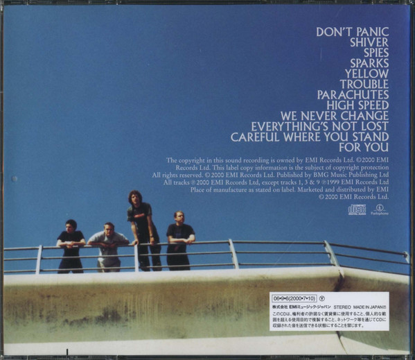 Coldplay - Parachutes | Parlophone (TOCP-53839) - 2