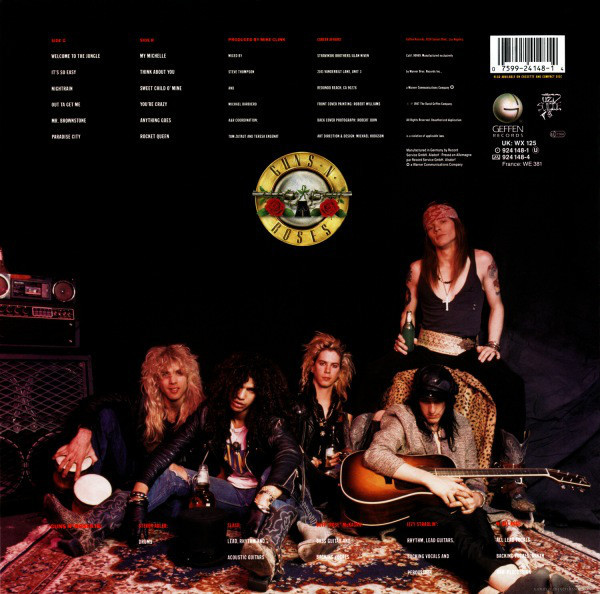 Guns N' Roses - Appetite For Destruction | Geffen Records (924 148-1) - 2
