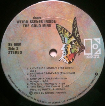 The Doors - Weird Scenes Inside The Gold Mine | Elektra (8E 6001) - 4 The Doors - Weird Scenes Inside The Gold Mine | Elektra (8E 6001) - 4