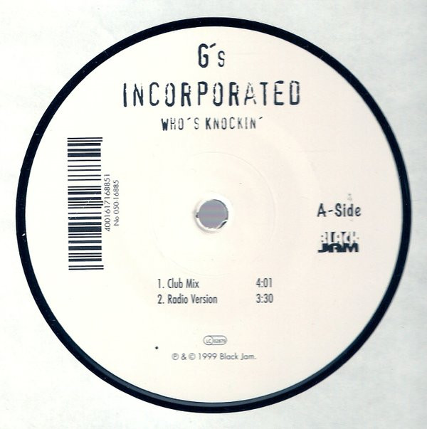 G's Incorporated - Who's Knockin'? | Black Jam (050-16885)