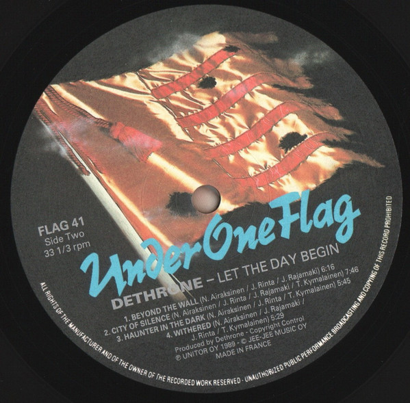 Dethrone - Let The Day Begin | Under One Flag (FLAG 41) - 2 Dethrone - Let The Day Begin | Under One Flag (FLAG 41) - 2