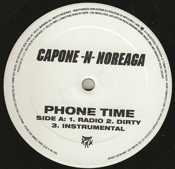 Capone -N- Noreaga - Phone Time / Bang Bang | Tommy Boy (TB 22140-1) - 2