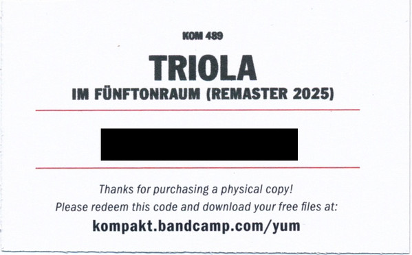 Triola - Triola Im Fünftonraum | Kompakt (KOMPAKT 489) - 4