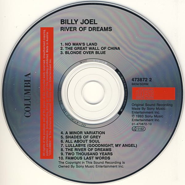Billy Joel - River Of Dreams | Columbia (COL 473872 2) - 3