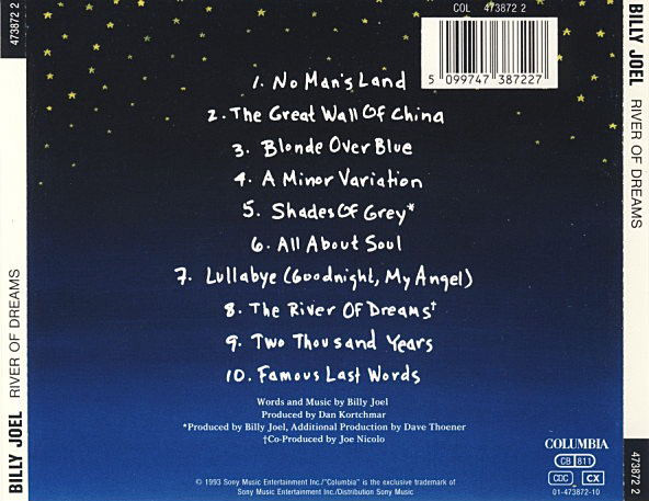 Billy Joel - River Of Dreams | Columbia (COL 473872 2) - 2