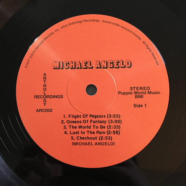 Michael Angelo - Michael Angelo | Anthology Recordings (ARC002) - 3 Michael Angelo - Michael Angelo | Anthology Recordings (ARC002) - 3