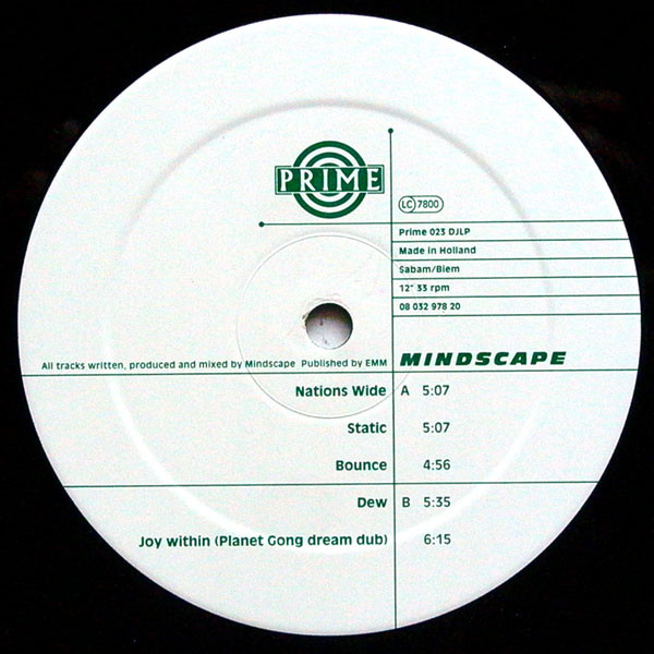 Mindscape - Mindscape | Prime (Prime 023 DJLP) - 3 Mindscape - Mindscape | Prime (Prime 023 DJLP) - 3