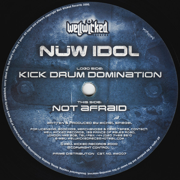 Nüw Idol - Kick Drum Domination / Not Afraid | WellWicked (WW007) - main