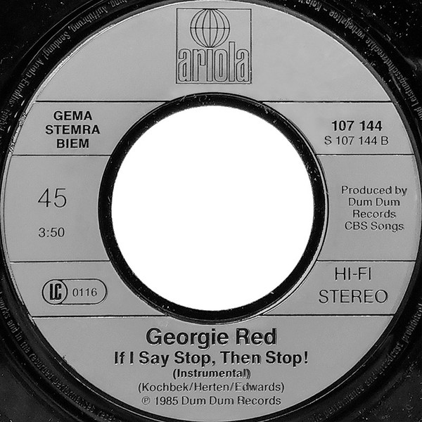 Georgie Red - If I Say Stop, Then Stop! | Ariola (107 144) - 4