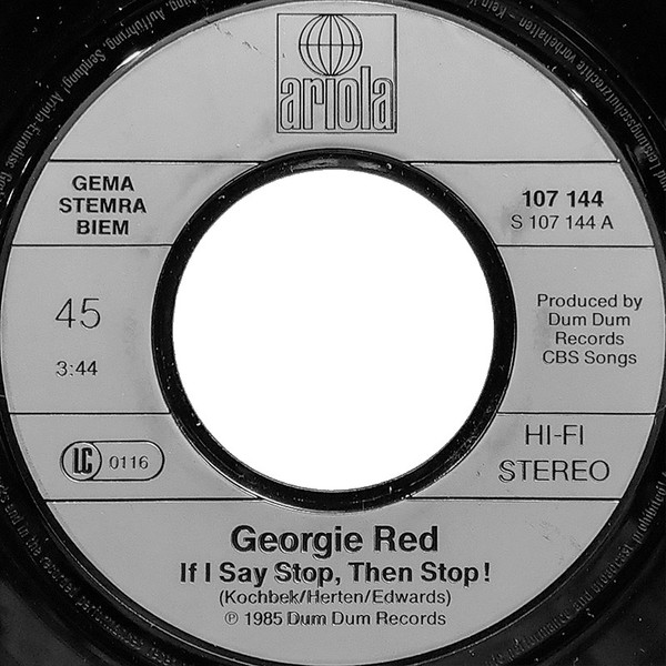 Georgie Red - If I Say Stop, Then Stop! | Ariola (107 144) - 3