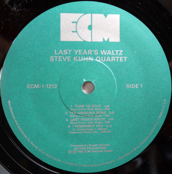 Steve Kuhn Quartet - Last Year´s Waltz | ECM Records (ECM-1-1213) - 3 Steve Kuhn Quartet - Last Year´s Waltz | ECM Records (ECM-1-1213) - 3
