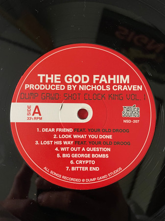 ThaGodFahim , Nicholas Craven - Dump Gawd: Shot Clock King Volume 1 & 2 | Nature Sounds (NSD-207) - 4