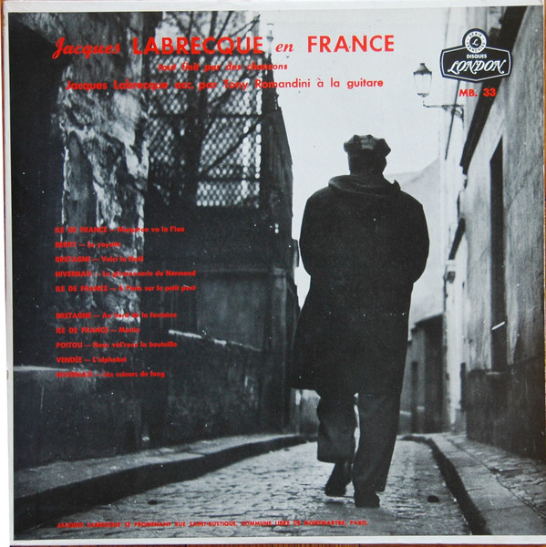 Jacques Labrecque - Jacques Labrecque En France | Disques London (MB.33)