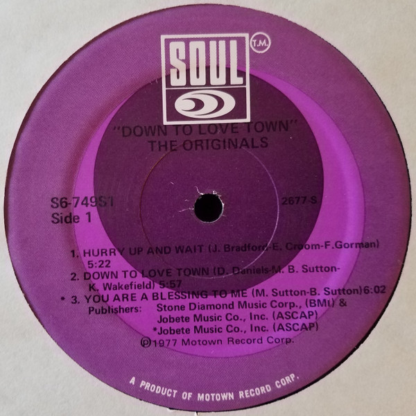 The Originals - Down To Love Town | Soul (S6-749S1) - 3