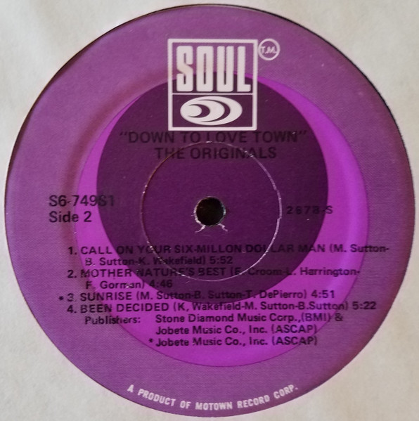 The Originals - Down To Love Town | Soul (S6-749S1) - 4