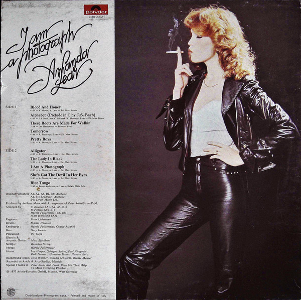 Amanda Lear - I Am A Photograph | Polydor (2448 058 A) - 2 Amanda Lear - I Am A Photograph | Polydor (2448 058 A) - 2