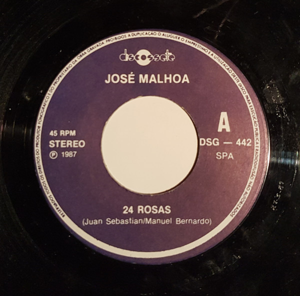 José Malhoa - 24 Rosas | Discossete (DSG-442) - 2