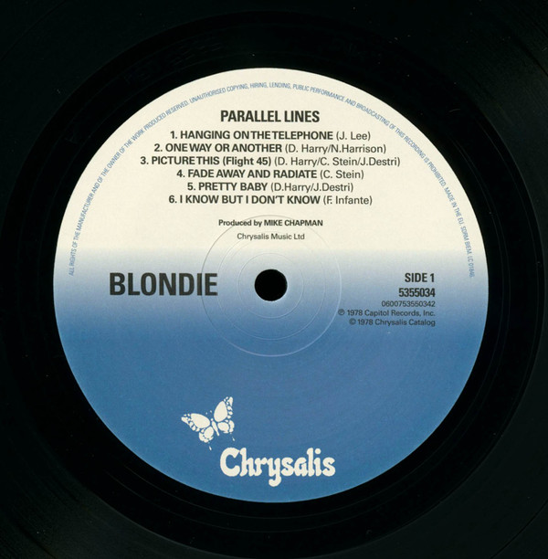 Blondie - Parallel Lines | Chrysalis (5355034) - 2