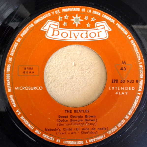 The Beatles - Ain't She Sweet = Que Te Pasa Con Papa? - Vinilo 7" | Polydor (EPH 50 932) - 4 The Beatles - Ain't She Sweet = Que Te Pasa Con Papa? - Vinilo 7" | Polydor (EPH 50 932) - 4