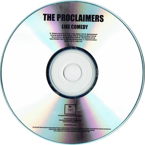 The Proclaimers - Like Comedy | Cooking Vinyl (none) - 3