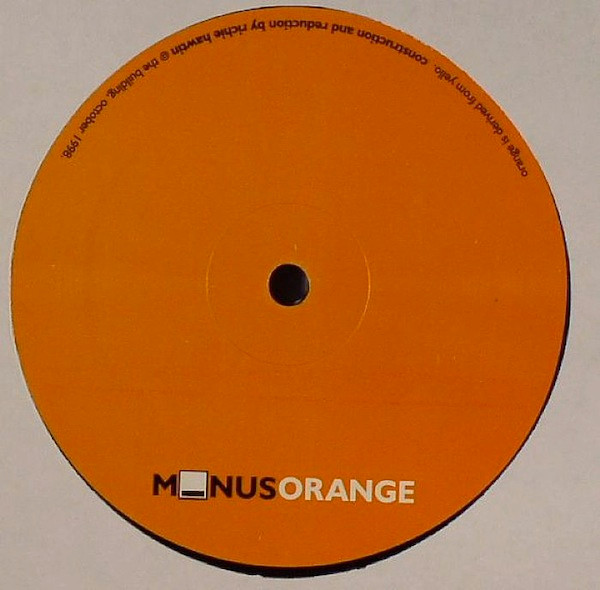Richie Hawtin - Minus Orange | M_nus (ORANGE) - main