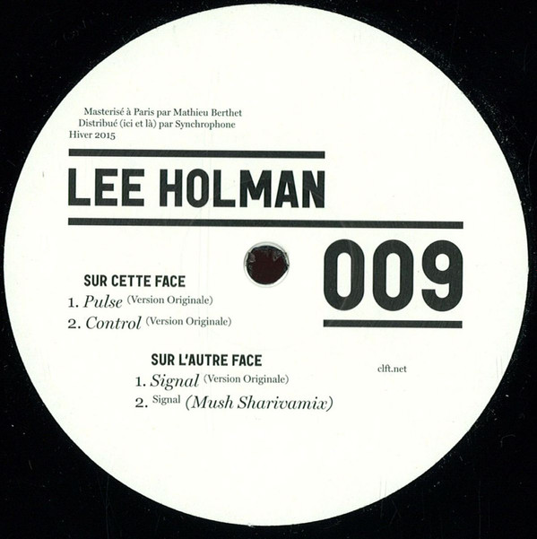 Lee Holman - Enclave | CLFT (CLFTREC009)