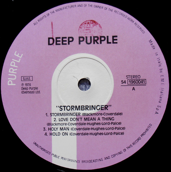 Deep Purple - Stormbringer | Purple Records (54 1960041) - 3
