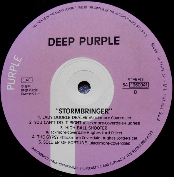 Deep Purple - Stormbringer | Purple Records (54 1960041) - 4