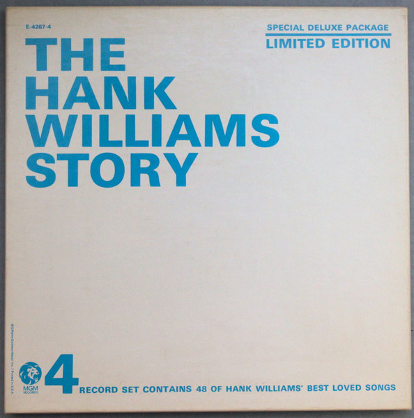 Hank Williams With His Drifting Cowboys - The Hank Williams Story | MGM Records (E-4267-4) - main