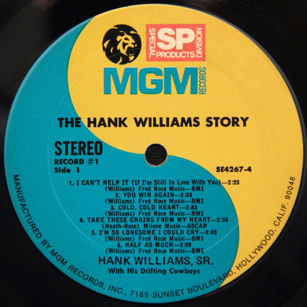 Hank Williams With His Drifting Cowboys - The Hank Williams Story | MGM Records (E-4267-4) - 3