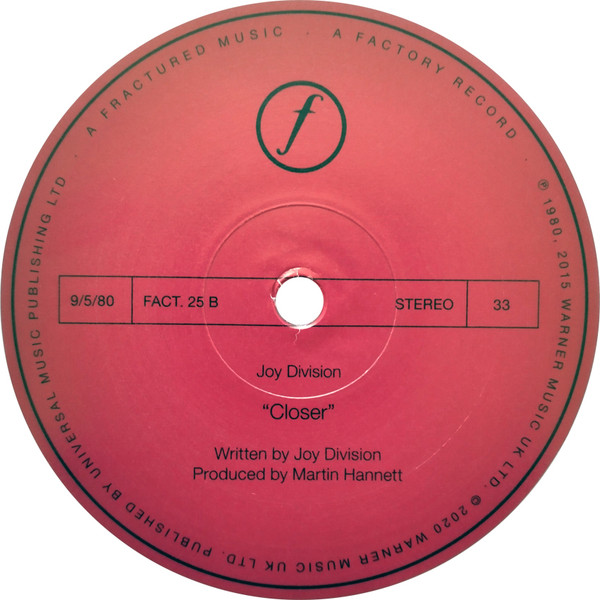 Joy Division - Closer | Factory (FACT∙XXV) - 4