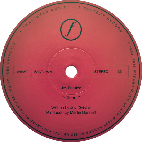 Joy Division - Closer | Factory (FACT∙XXV) - 3