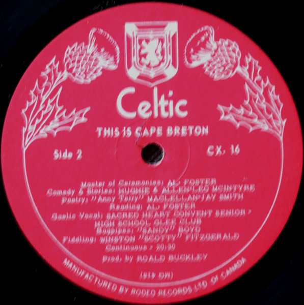 Various - This Is Cape Breton! | Celtic (CX. 16) - 4