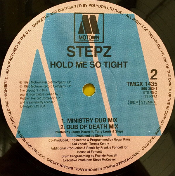 Stepz - Hold Me So Tight | Motown (TMGX 1435) - 2