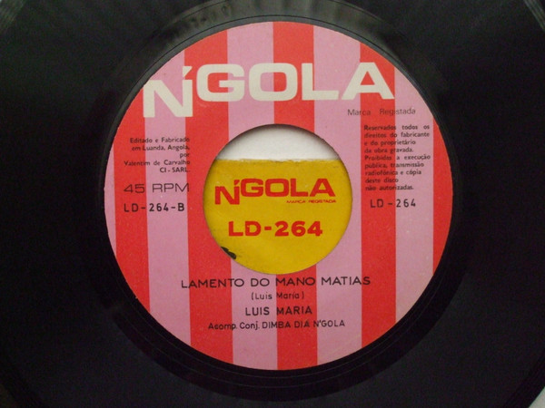 Luís Maria - Merengue Banga Sumo / Lamento Do Mano Matias | N'Gola (LD-264) - 4