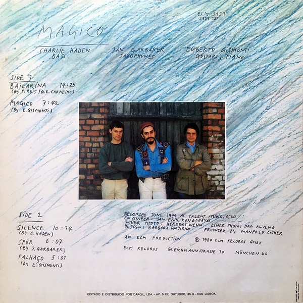 Charlie Haden , Jan Garbarek , Egberto Gismonti - Magico | ECM Records (ECM 1151) - 2