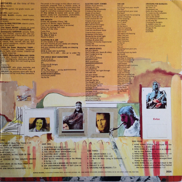 The Mothers - Uncle Meat | Bizarre Records (2MS 2024) - 4 The Mothers - Uncle Meat | Bizarre Records (2MS 2024) - 4