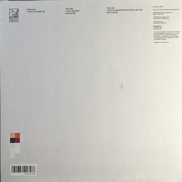 Nebraska - Y’Miss Me Baby? EP | Heist (HEIST044) - 2 Nebraska - Y’Miss Me Baby? EP | Heist (HEIST044) - 2